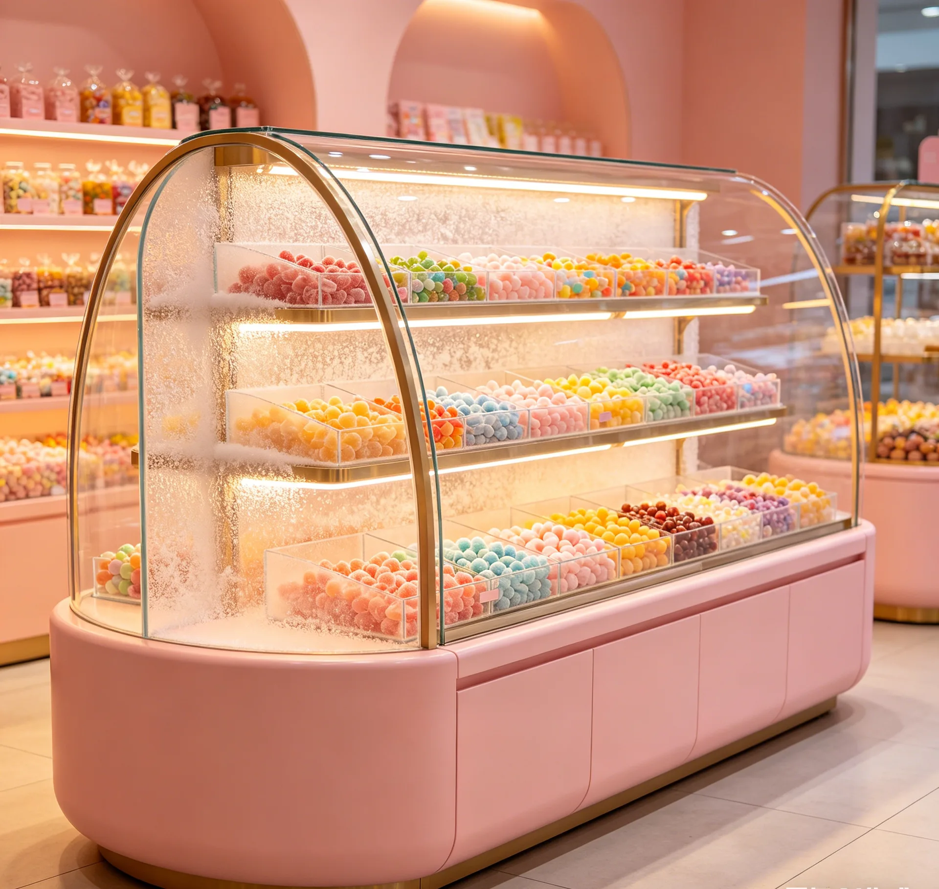 Candy Display Cabinet | Candy Wall Display – custom retail display image 10