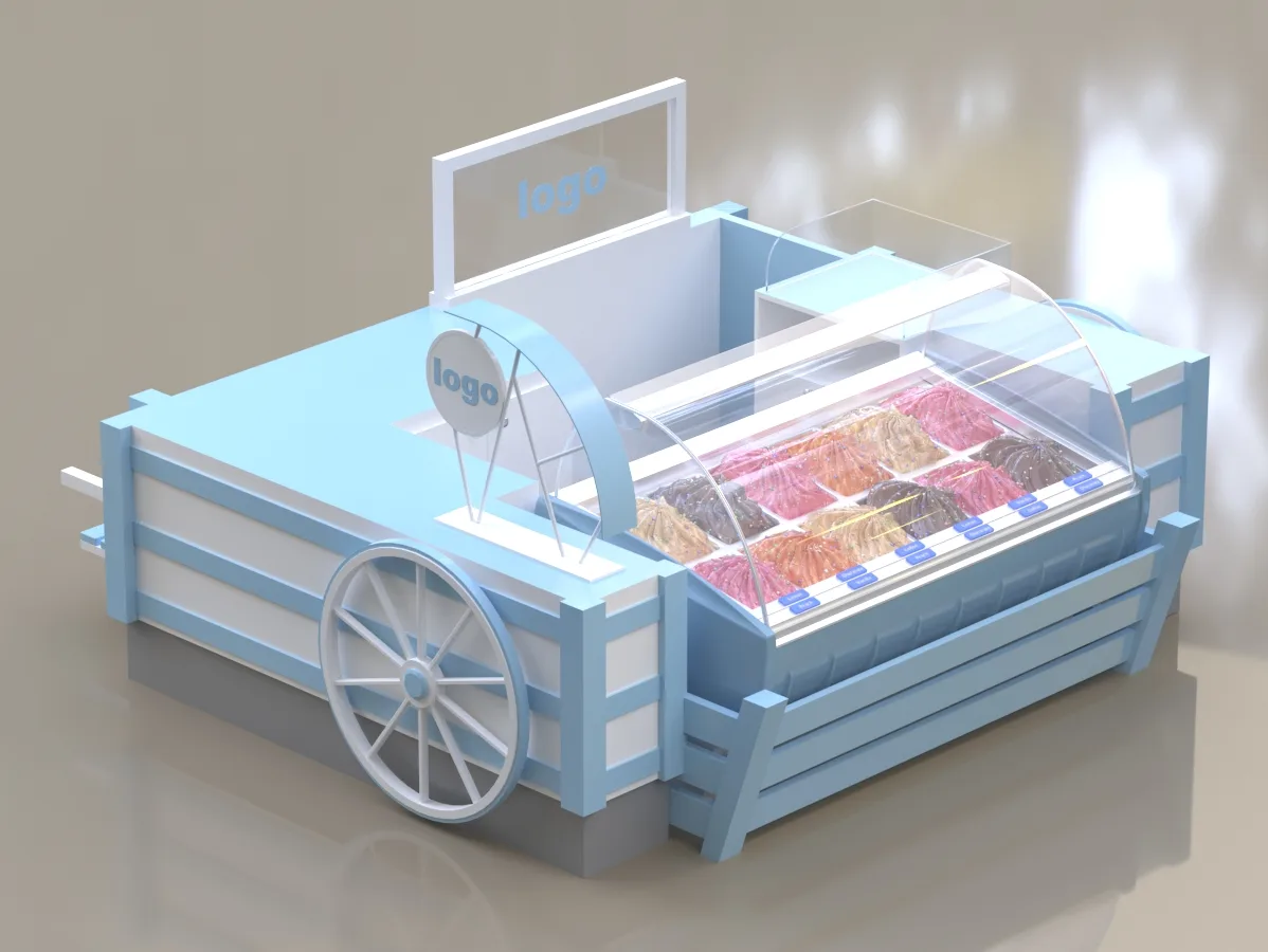 Ice Cream Kiosk – Bespoke Mall Cake Dessert Kiosk Build image 18