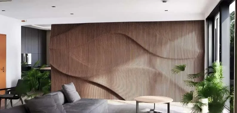 Parametric Wall Panels, Shelves 3D Wood Wall Arts – custom retail display image 19