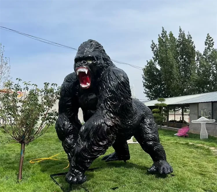 Ape, Gorillas Chimpanzee Sculptures Statues – custom retail display image 6