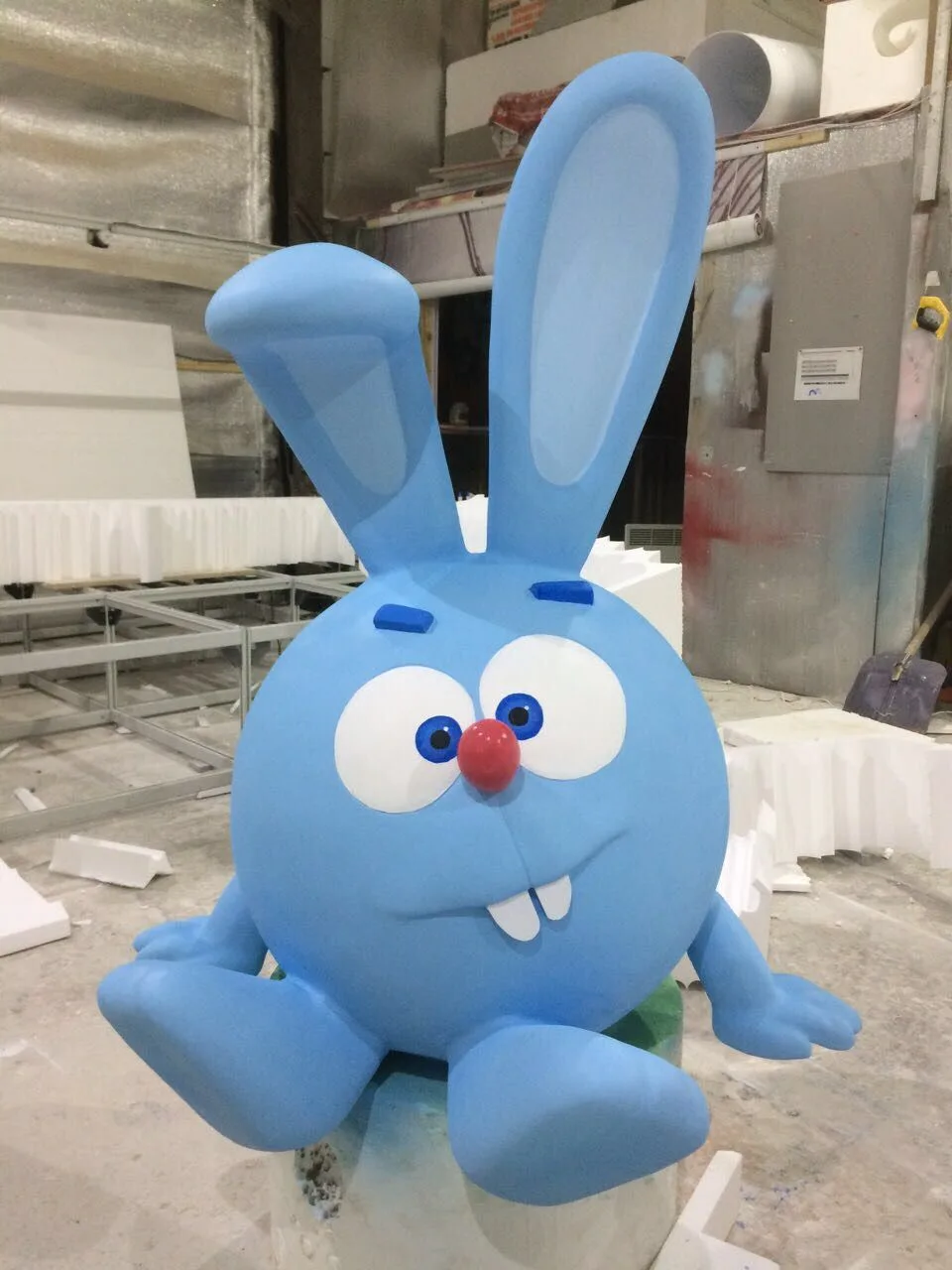 Large Rabbits Bunny Sculptures For Garden | Fiberglass – custom retail display image 30
