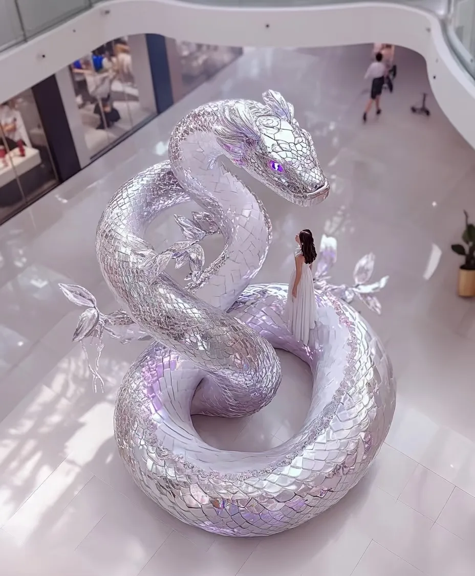 Mythical Creature Statues Sculptures – custom retail display image 6