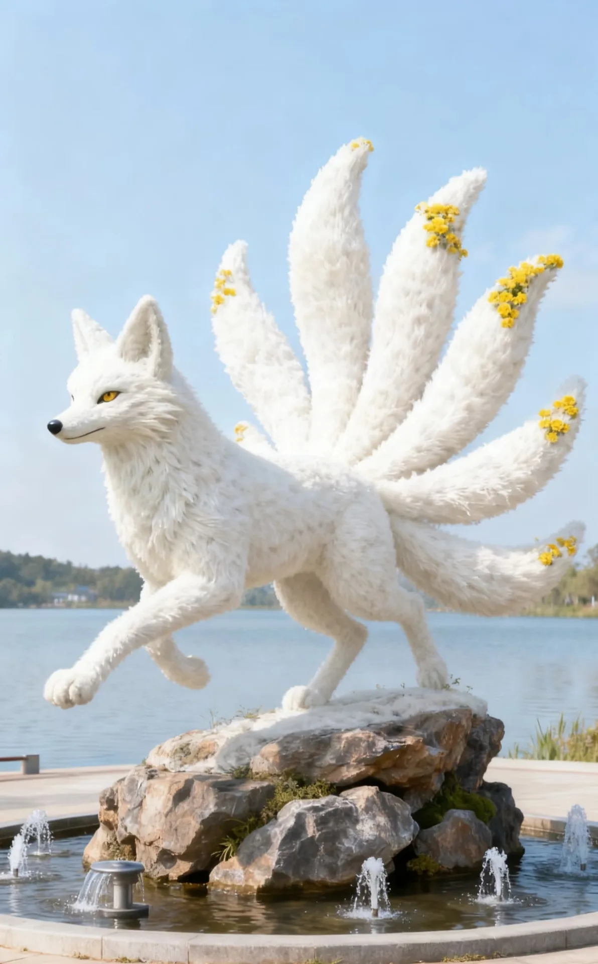 Fox Sculptures, Statues Figurines For Sale | Garden Decor – custom retail display image 14
