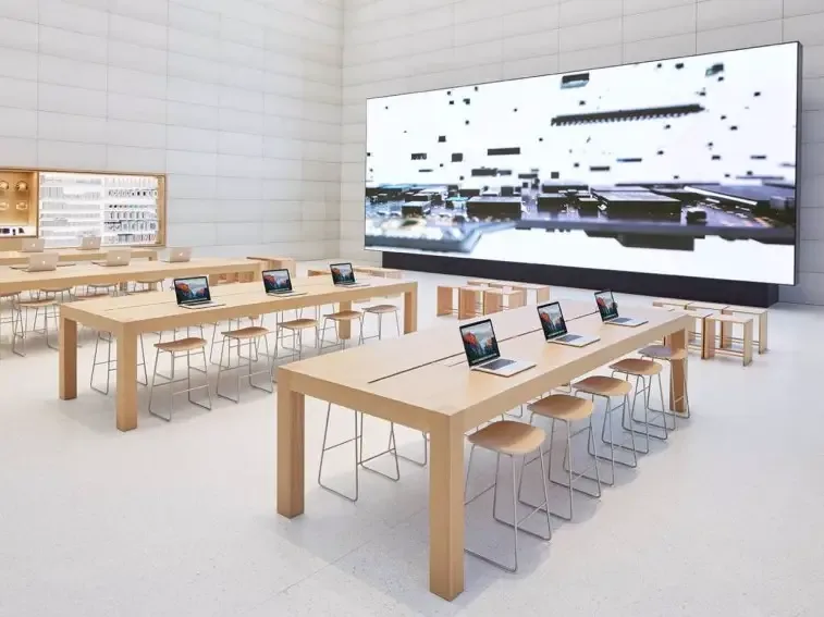 Apple Store Tables | Mobile Phone Display Tables – Creative cell phone display table design mobile phone electronic product d