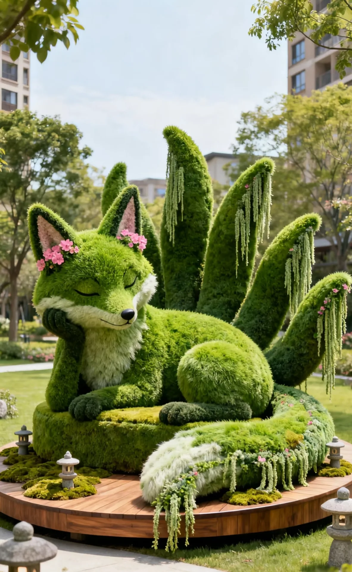 Fox Sculptures, Statues Figurines For Sale | Garden Decor – custom retail display image 7
