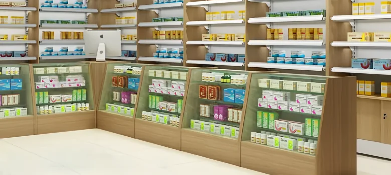 Drug Store Pharmacy Display Stands For Sale – custom retail display image 3