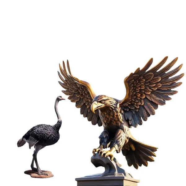 Life Size Animal Sculptures Statues For Sale – Bird Statues image 5