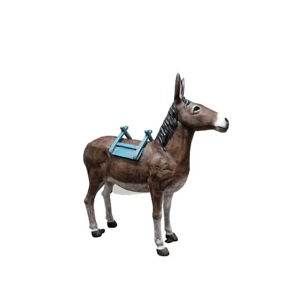 Farm Animal Statues Sculptures | Life Size Outdoor – Donkey Statues image 10