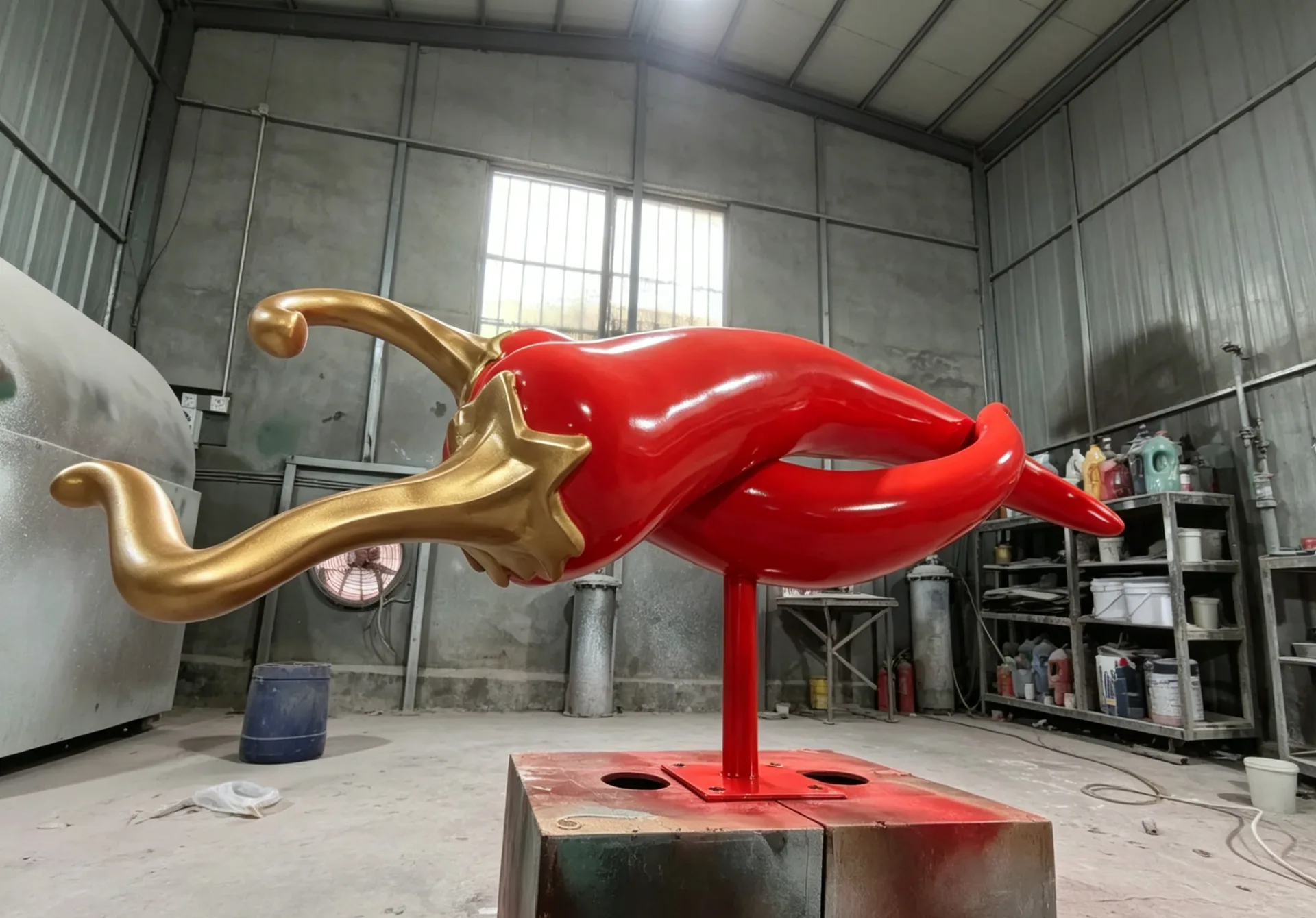 Large Chili Pepper Statues For Sale | Fiberglass Ornaments – custom retail display image 5