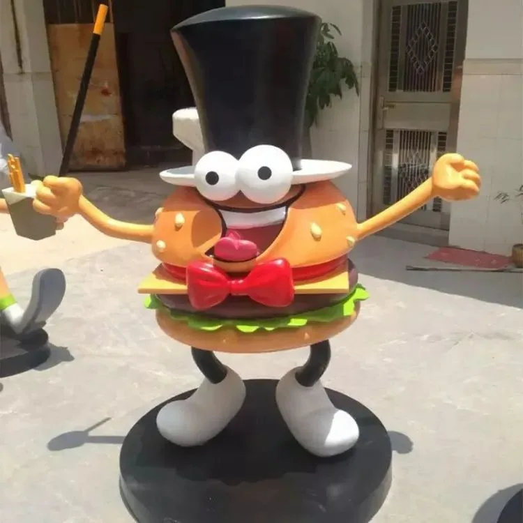 Giant Fiberglass Hamburger Props Statues For Sale – custom retail display image 9