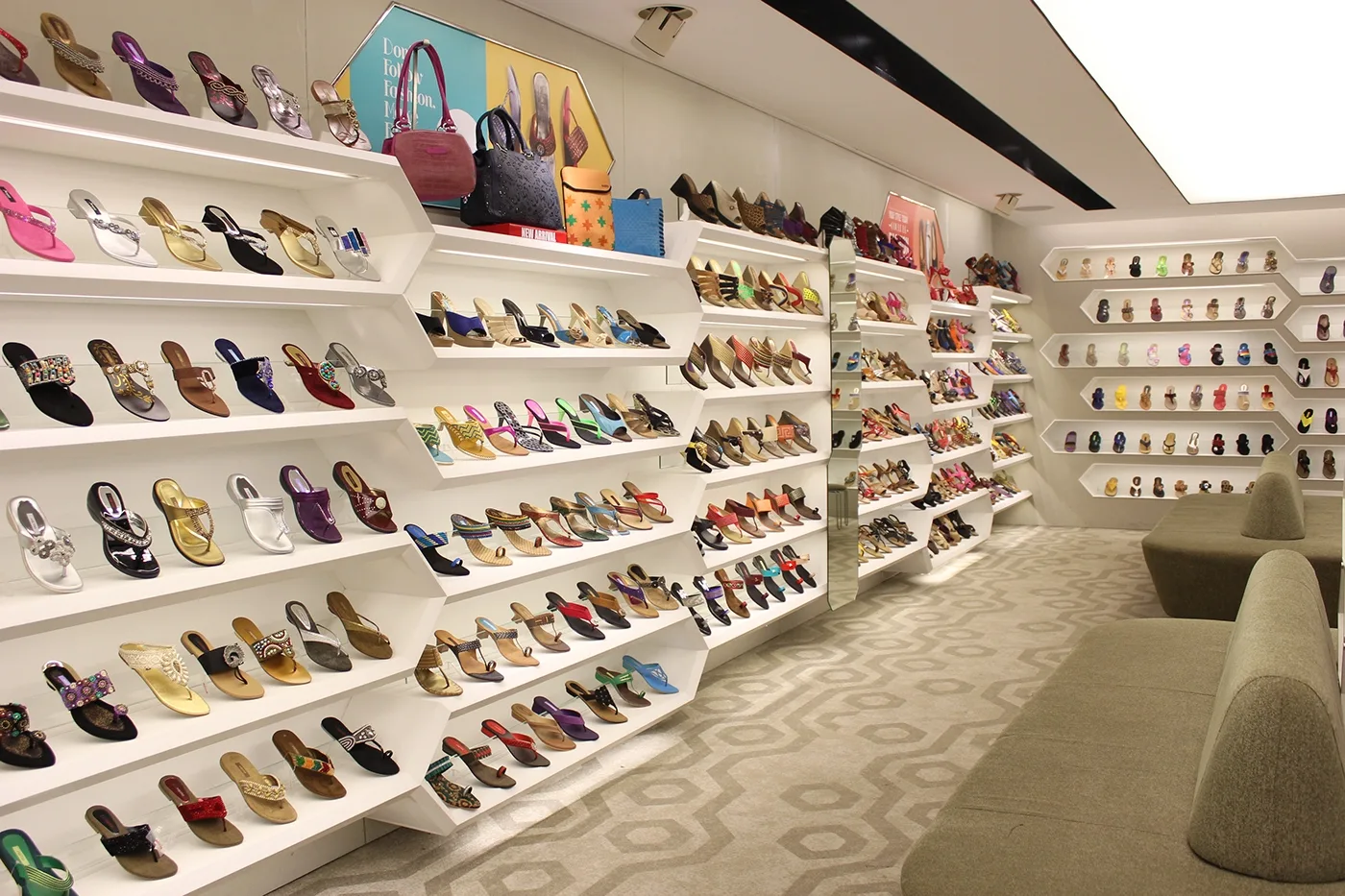 Shoe Display Racks Shelves | Shoe Wall Display – custom retail display image 26