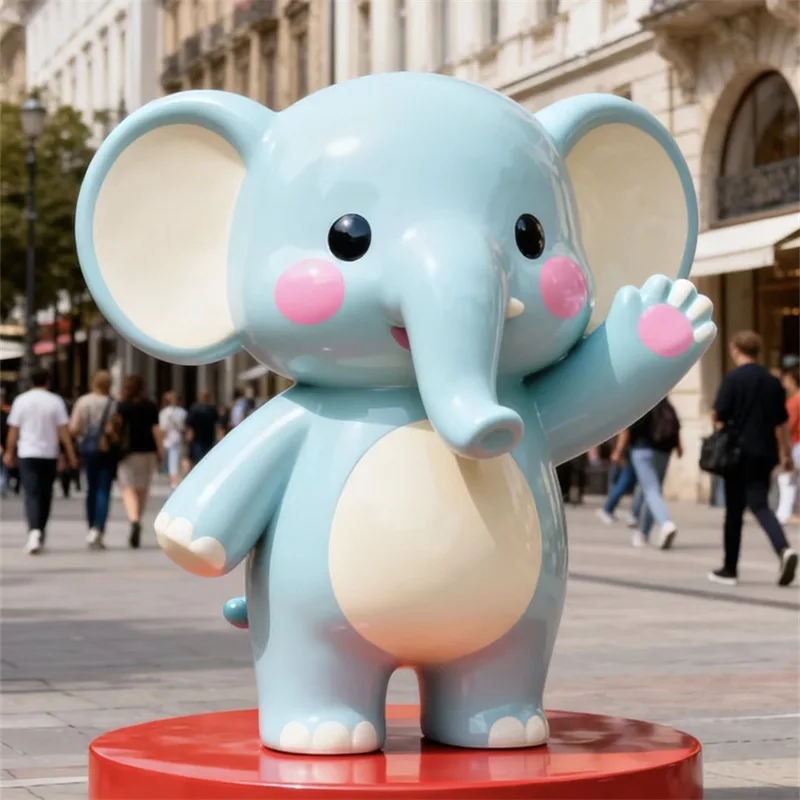 FRP Elephants Statues, Sculptures Ornaments | Outdoor – custom retail display image 50