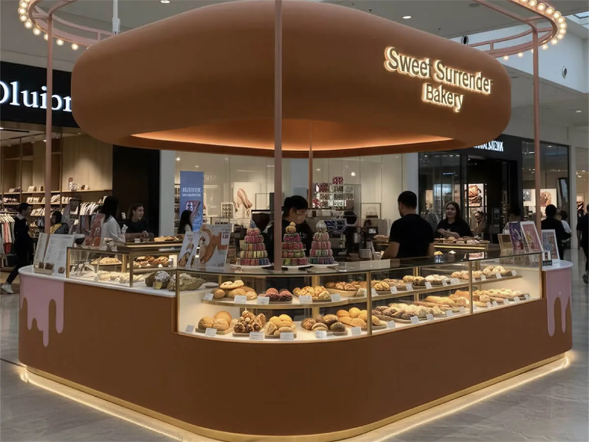 Bakery Counters | Cakes, Pastry Bread Shop Counter – custom retail display image 2