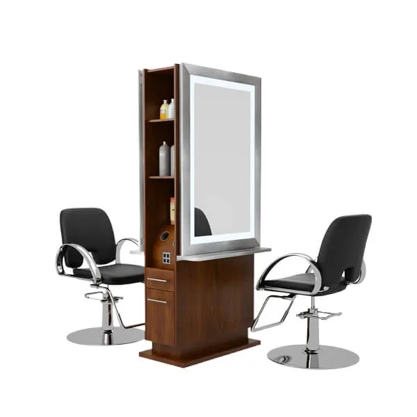 Styling Stations | Barber Salon Stations For Sale – Double-Sided image 1