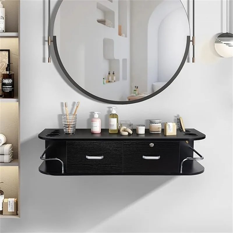 Wall Mounted Floating Salon Styling Stations For Sale – custom retail display image 42