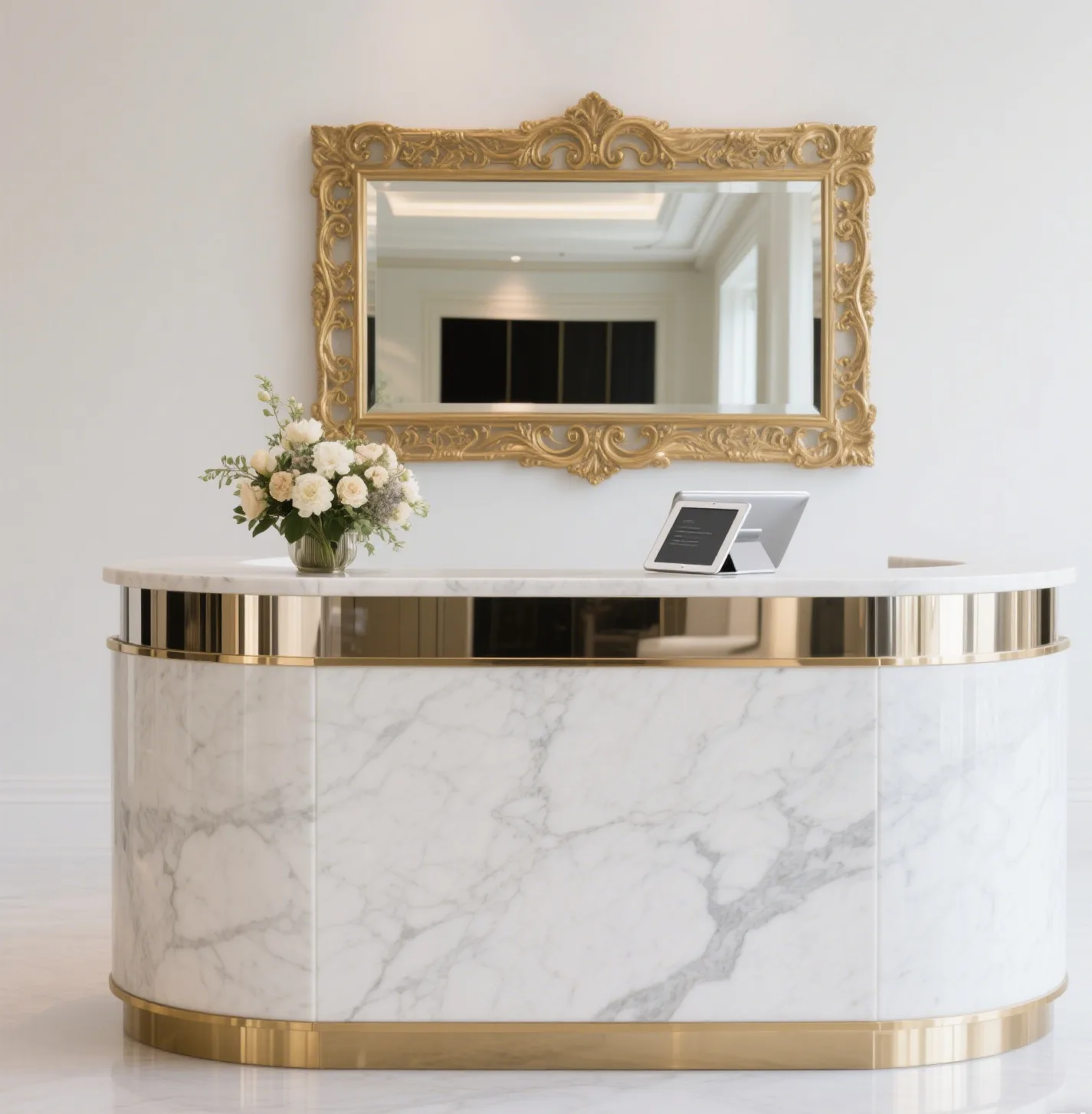 Nail Salon Beauty Spa Reception Desks – custom retail display image 32