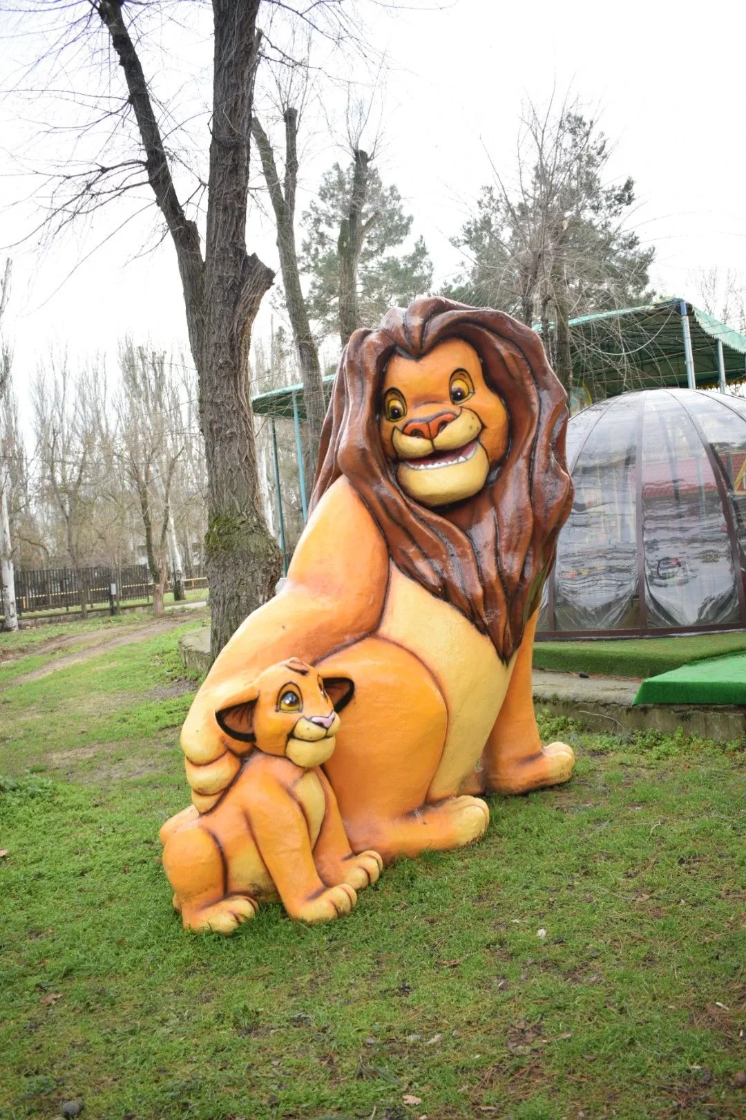 Large Lion Statues Sculptures For Garden Decor – custom retail display image 26