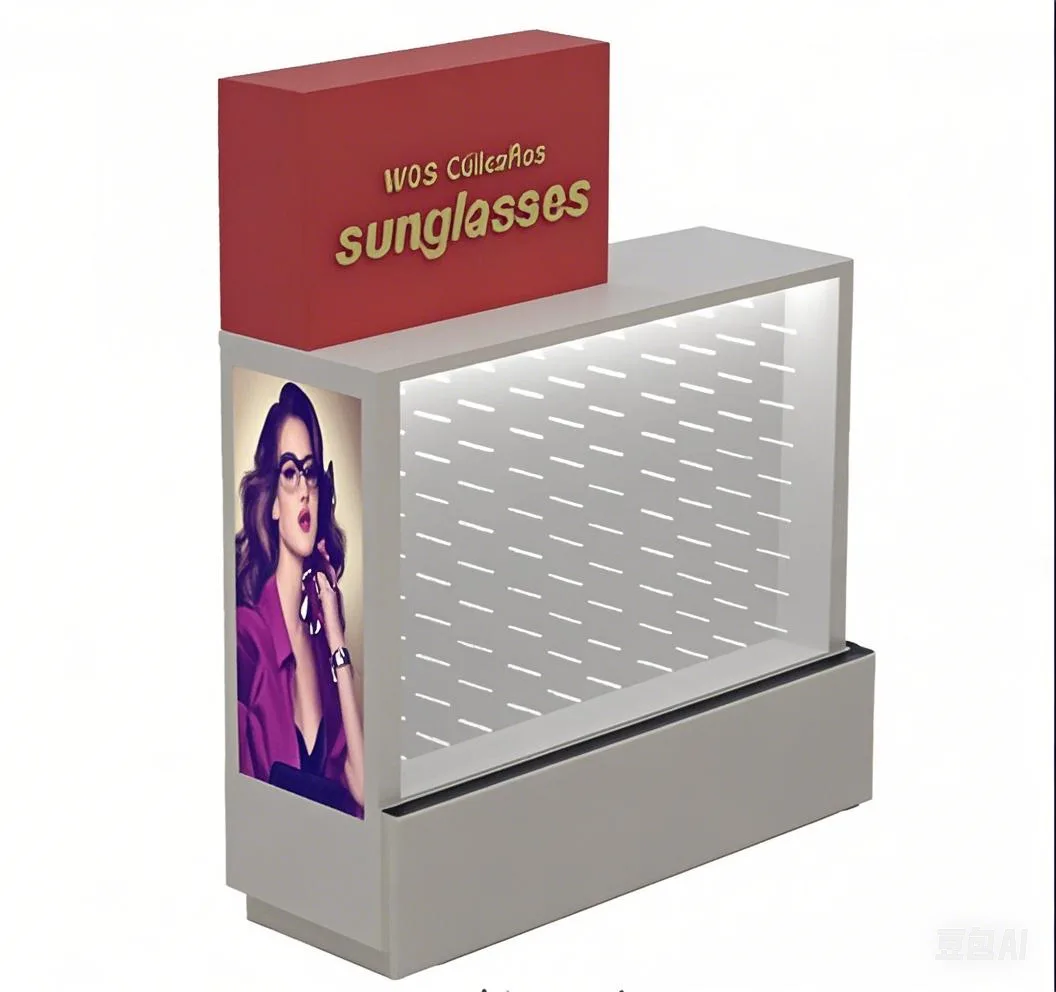 Optical Sunglass Display Cabinet | Eyewear Showcase – custom retail display image 49