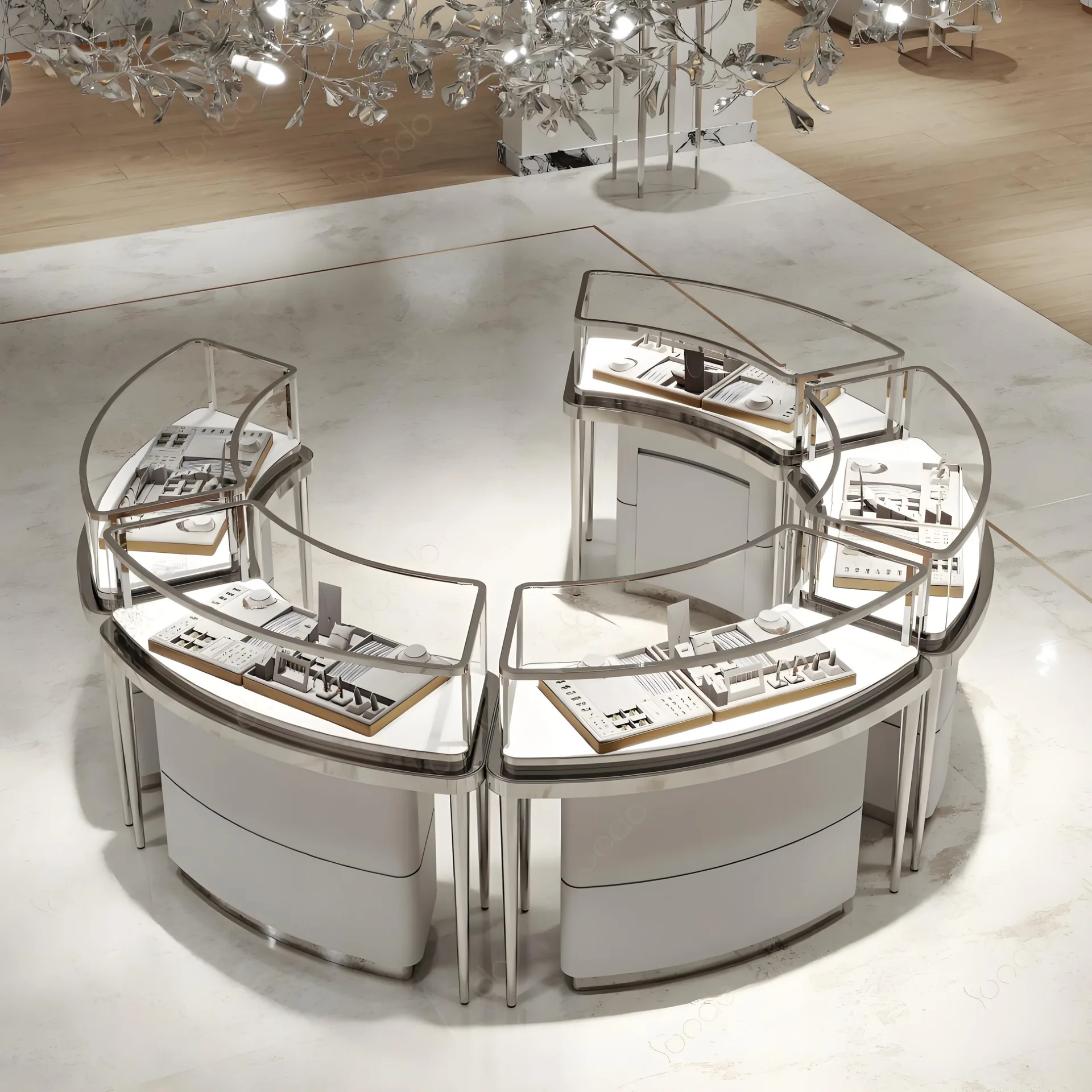 Jewelry Display Counter For Sale – custom retail display image 60