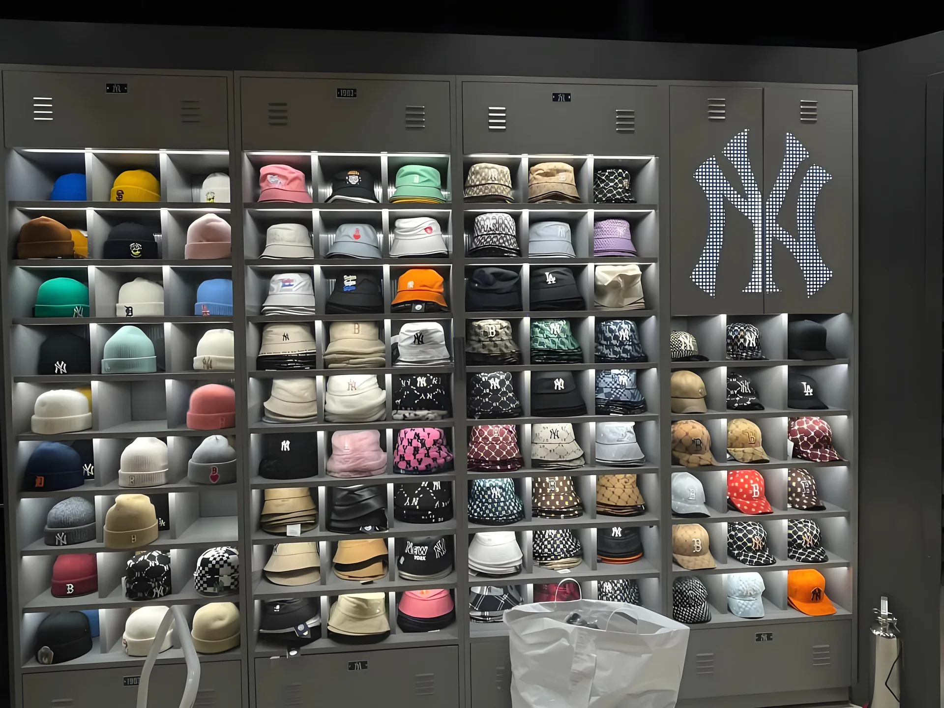 Hat Cap Displays | Retail Hat Shop Design Store Fixtures – Minimalist Hat Shop Design: Warm Wood, Soft Tones & Functional Hat