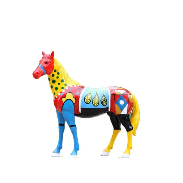 Farm Animal Statues Sculptures | Life Size Outdoor – Horse Statues image 1