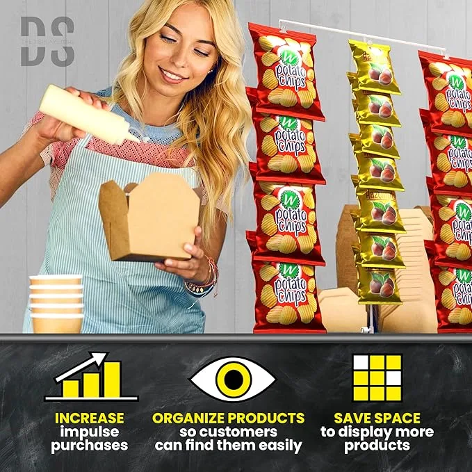 Metal Display Racks For Shop | Pegboard, Wire, Grid Metal Shelving Solutions – custom retail display image 71