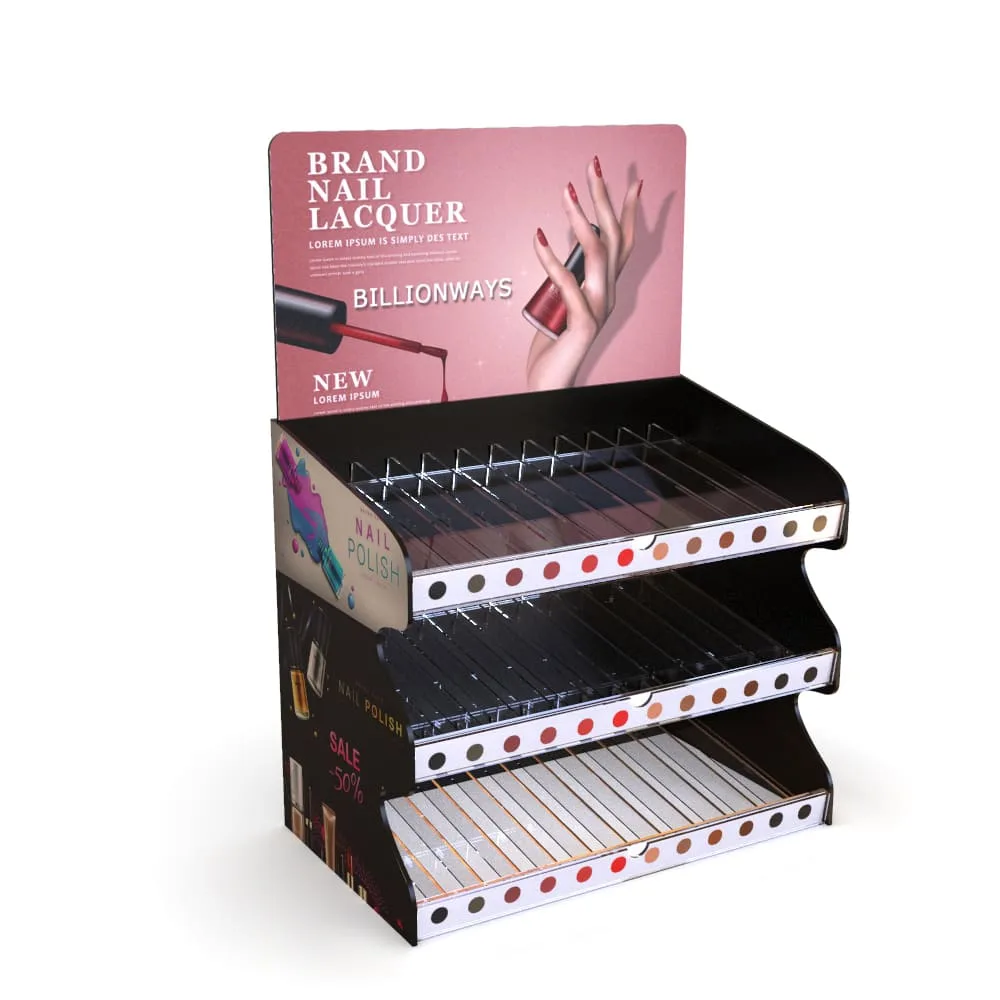 Cosmetic Makeup Display Stand Unit For Cosmetic Retail Shops – custom retail display image 65
