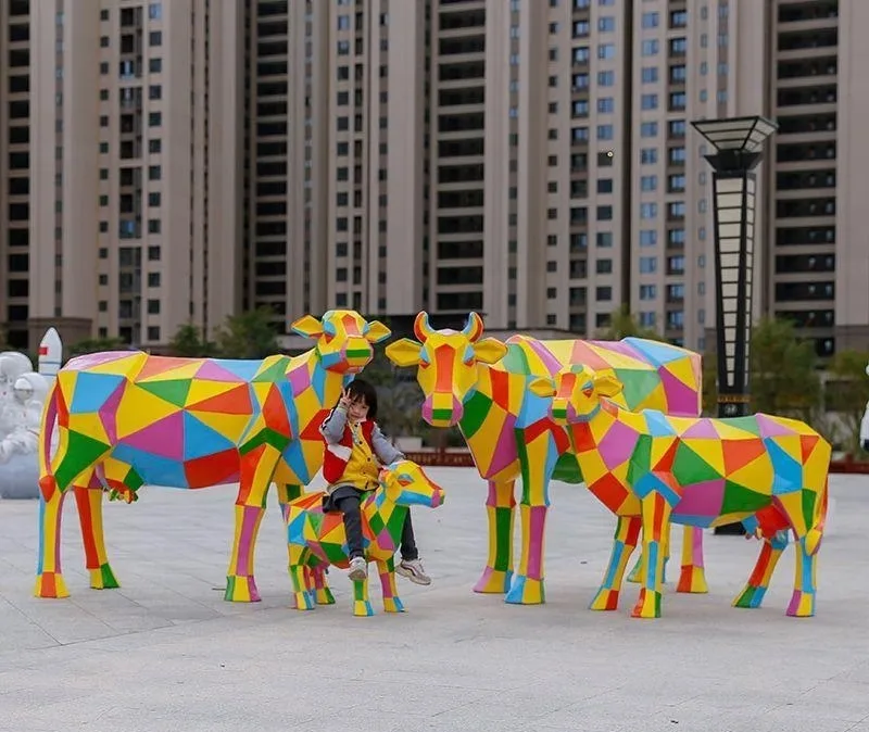 Life Size Cow Statues CowParade For Sale – custom retail display image 22