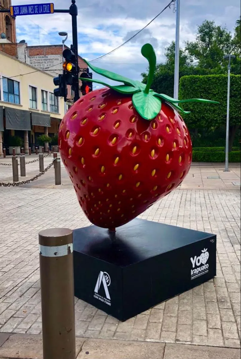 Giant Strawberry Statues Sculptures For Sale | Fiberglass – custom retail display image 6