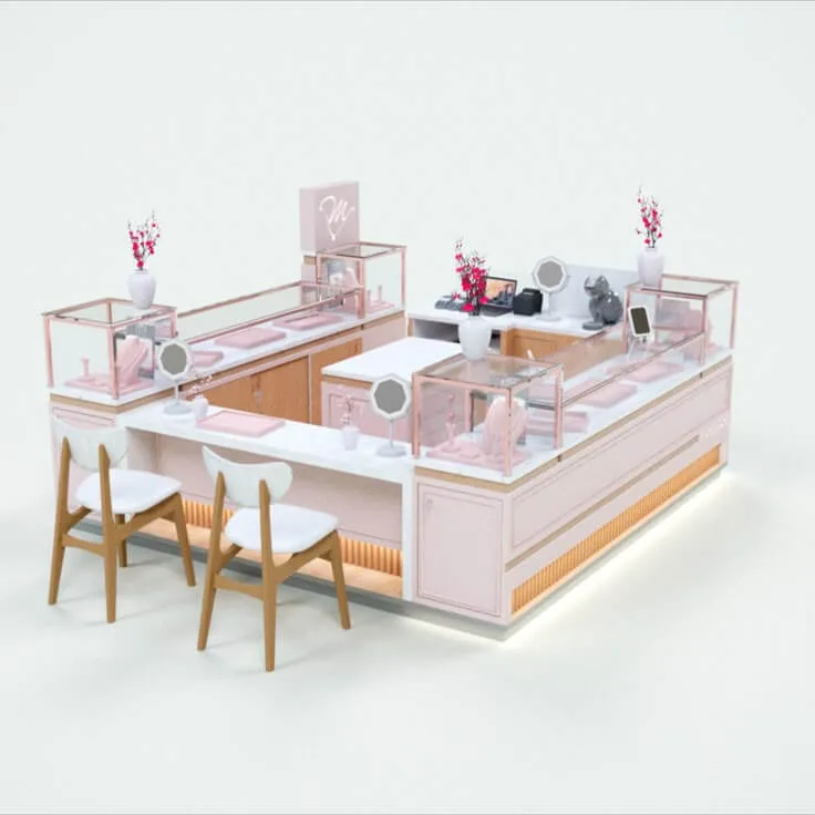Mall Jewelry Kiosk For Sale | Custom Design – Latest Jewelry Kiosk Design image 9