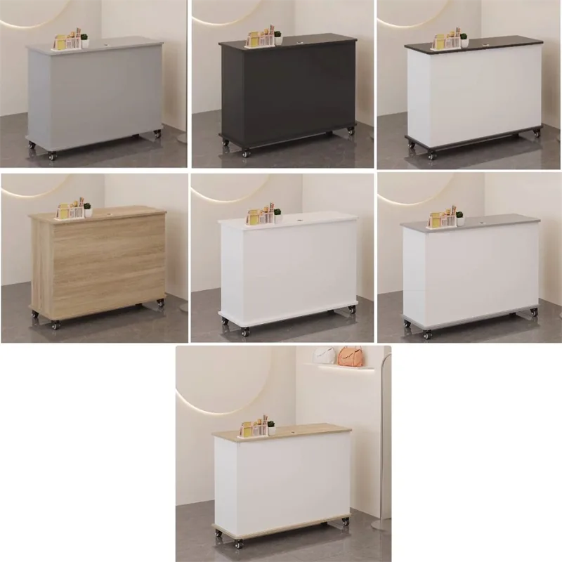 Custom Reception Desk, Counter Welcome Table For Sale – custom retail display image 57