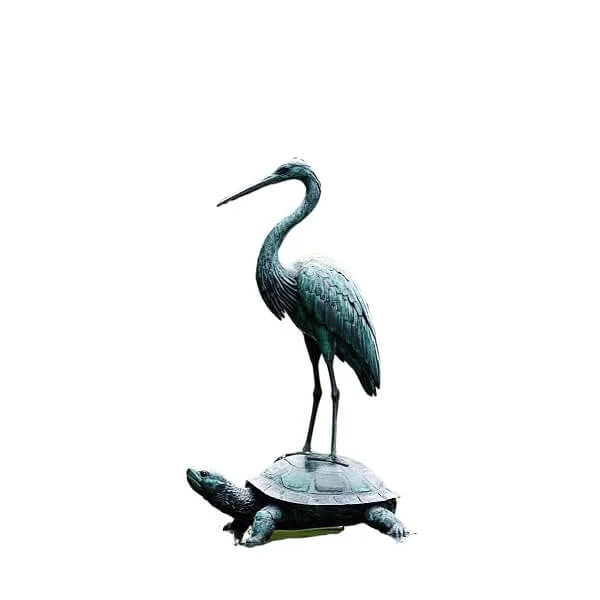 Birds Statues For Sale | Owl, Eagles, Pelican, Heron, Peacock More – Heron Sculpture image 5