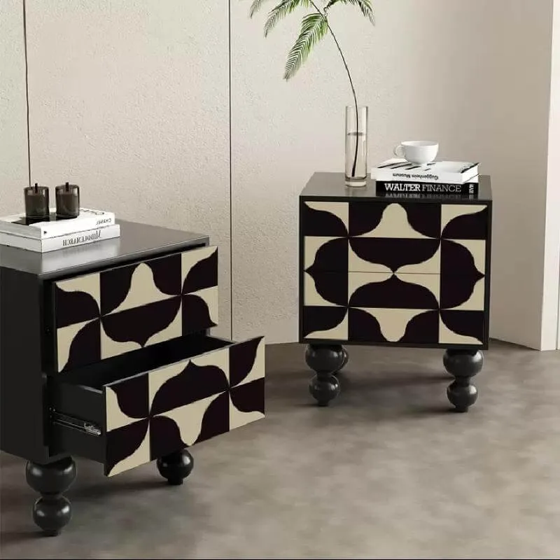 Curio Displays Cabinets | Moderen Glass Cabinet in White, Black Lighted – custom retail display image 9