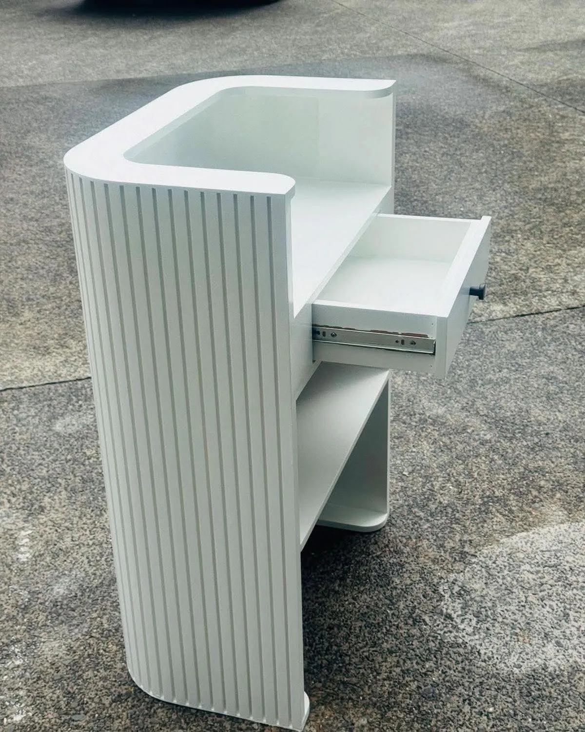 Fiberglass Reception Desk | Unique Modern – custom retail display image 10