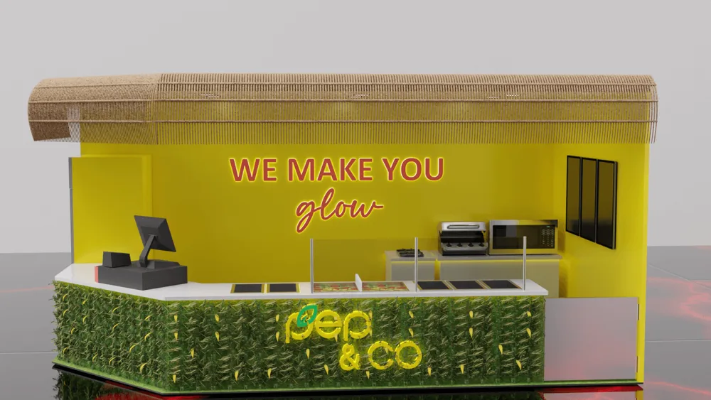 Fruit Juice Kiosk | Juice Bar Smoothie Kiosk For Sale – Fresh Mall Juice Kiosk Custom Design image 5