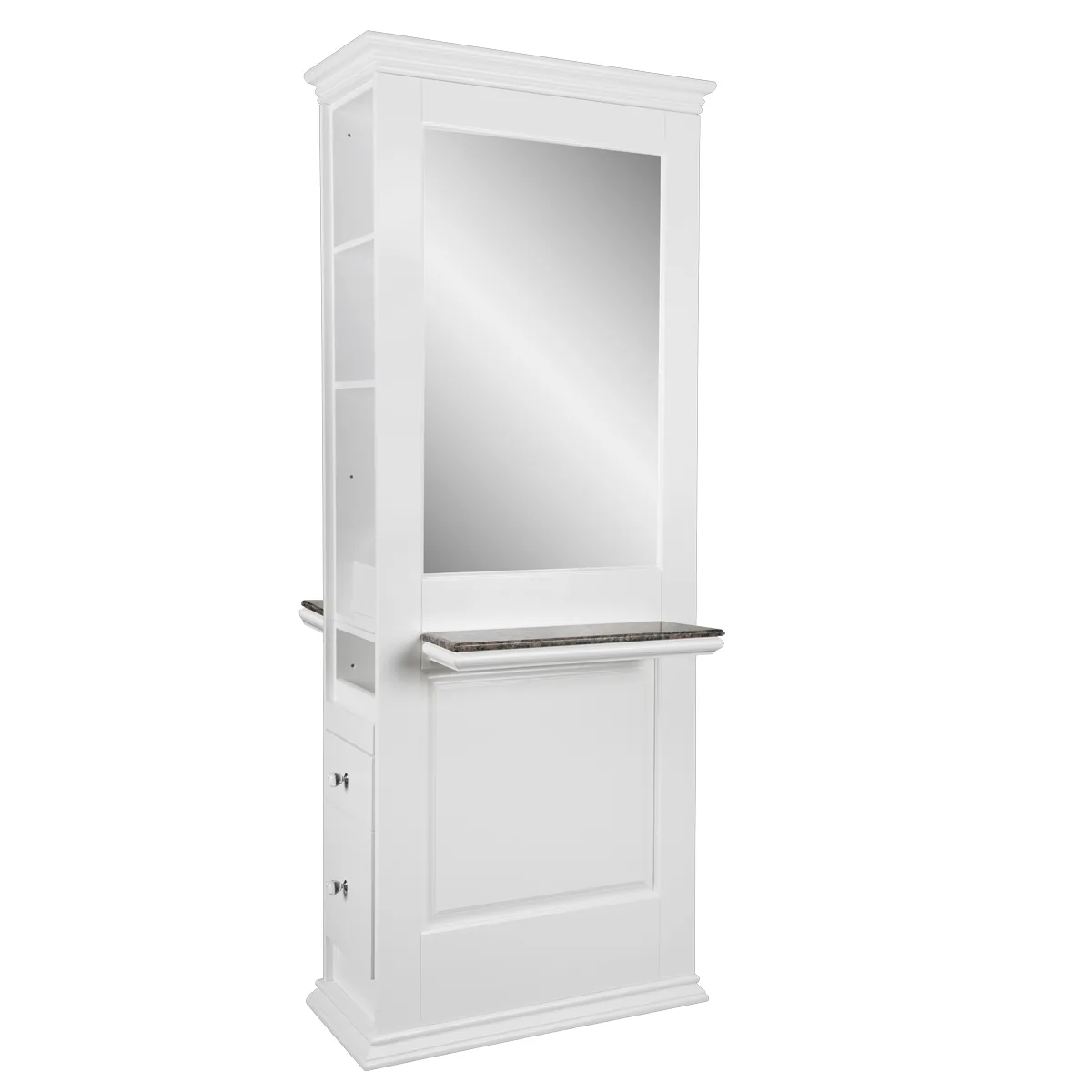 Double-Sided Barber Salon Styling Stations With Mirror – custom retail display image 10