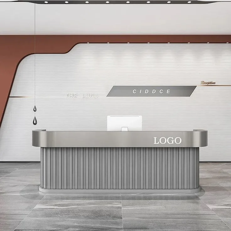 Custom Reception Desk, Counter Welcome Table For Sale – custom retail display image 153