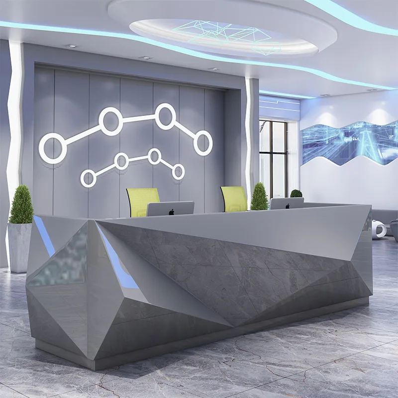 Custom Reception Desk, Counter Welcome Table For Sale – custom retail display image 120