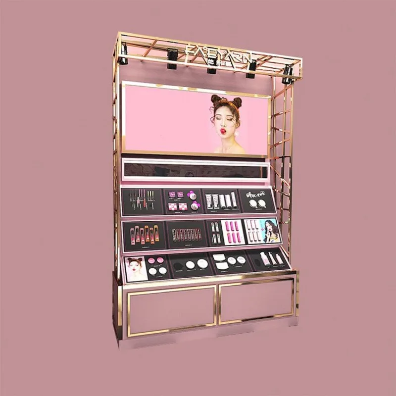 Cosmetic Makeup Display Stand Unit For Cosmetic Retail Shops – custom retail display image 76