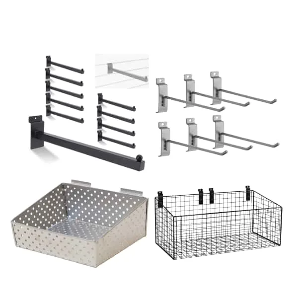 accessories Slatwall Displays For Sale | Modular Retail Fixtures – Slatwall Accessories image 5