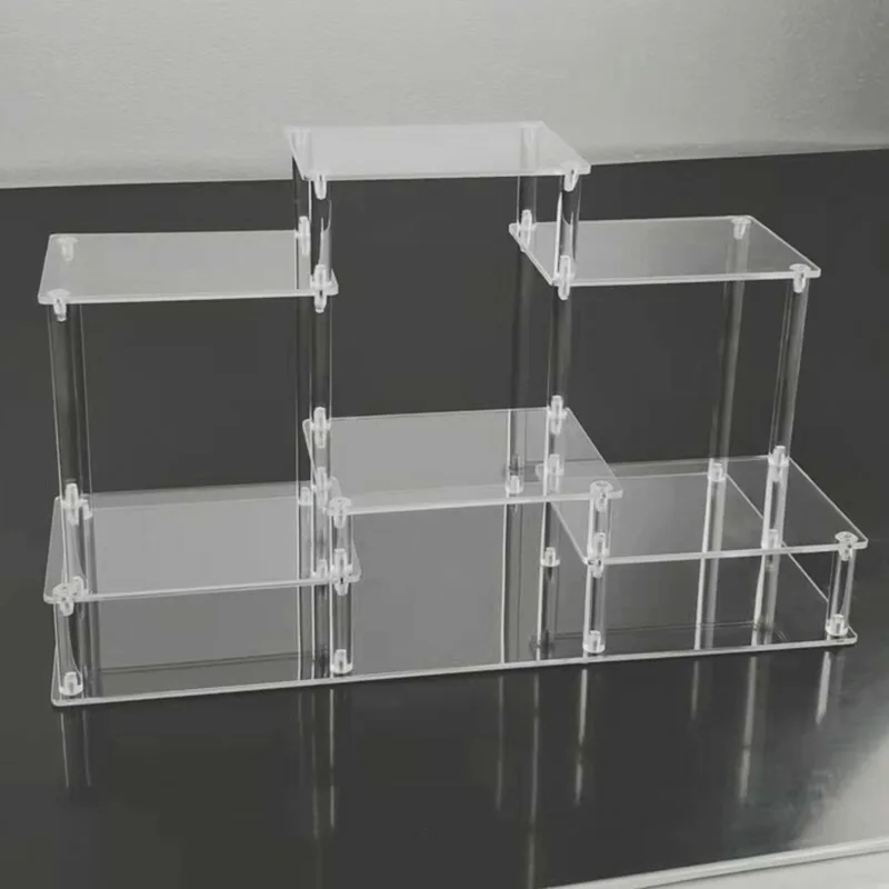 Acrylic Display Stands | Custom Clear Perspex Display Risers,Pedestals Racks – custom retail display image 1