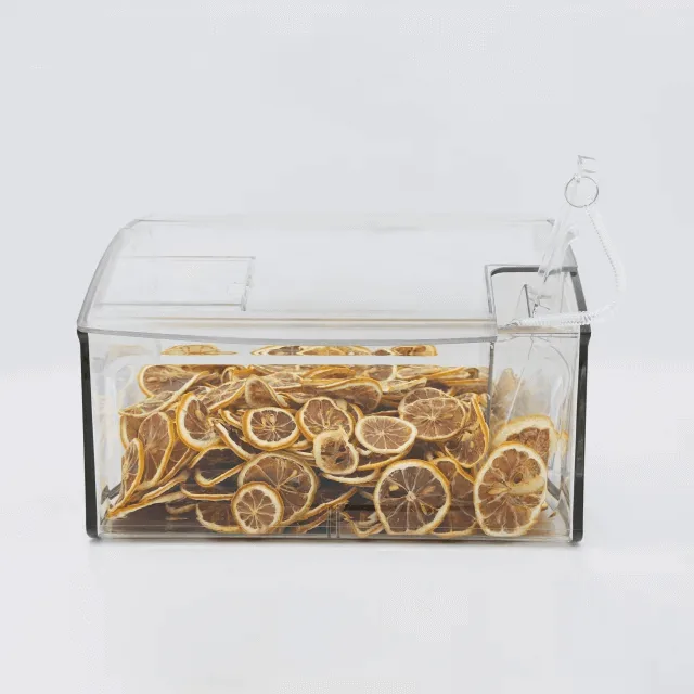 Acrylic food box display food showcase in retail food store for sale — view 2