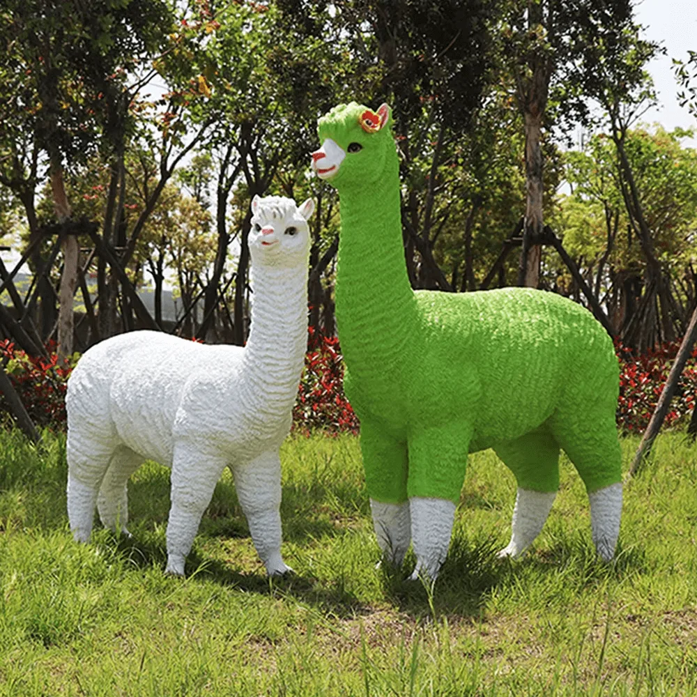 Alpaca Statues Sculptures For Sale – custom retail display image 2