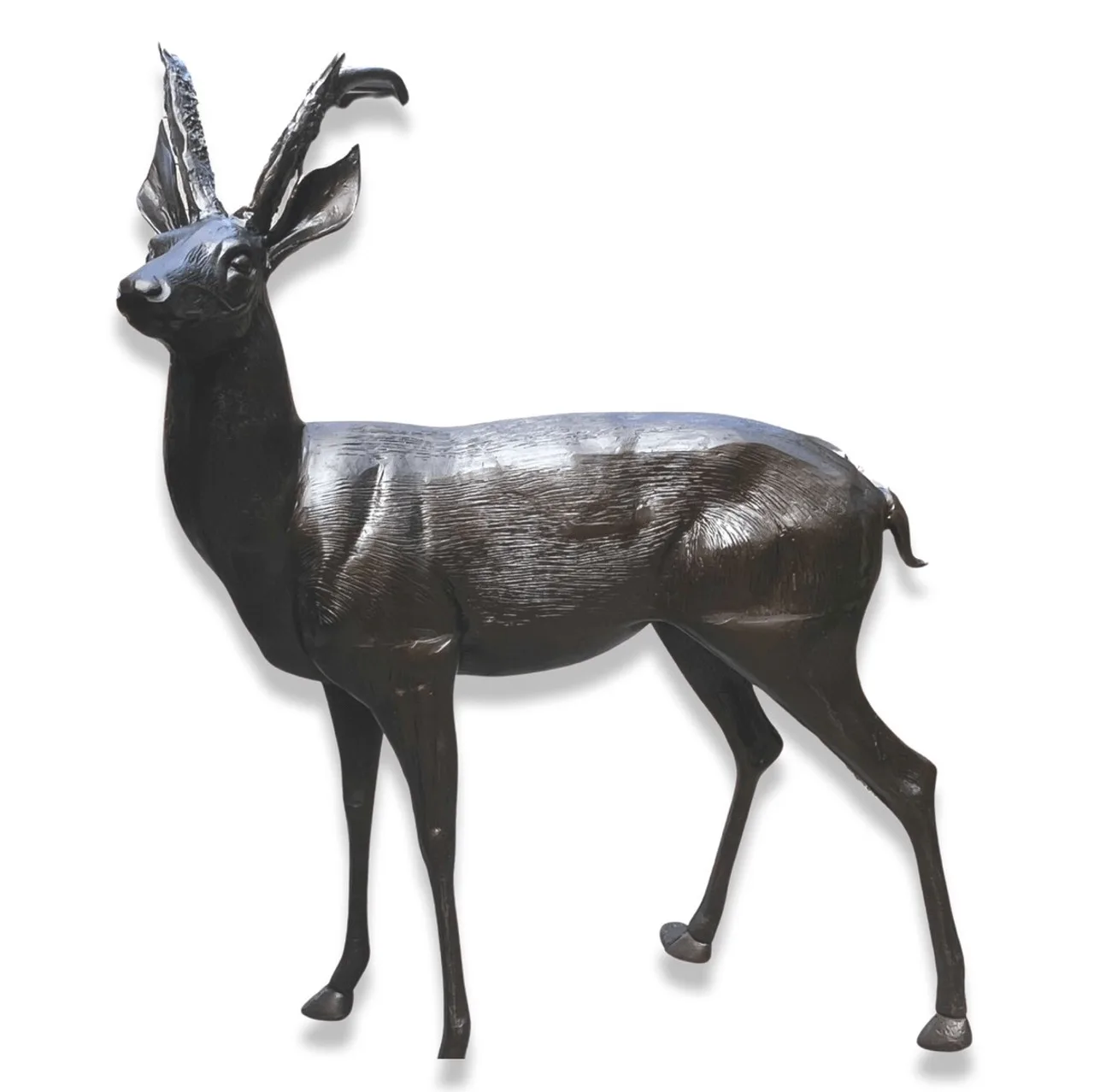 Antelope Statues Sculptures | Bronze Animal Figurine – custom retail display image 4