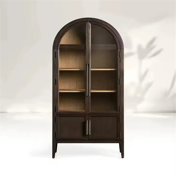 Arched Display Cabinets | Wood Metal – custom retail display image 3