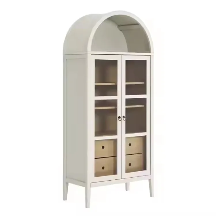 Arched Display Cabinets | Wood Metal – custom retail display image 5