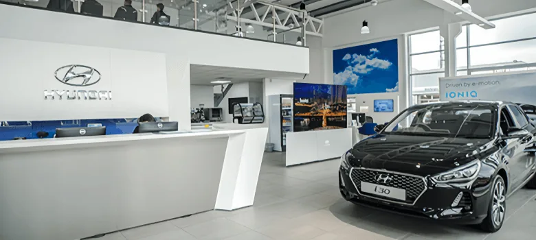 Auto Dealership Furniture | Reception Desks Signages – custom retail display image 8