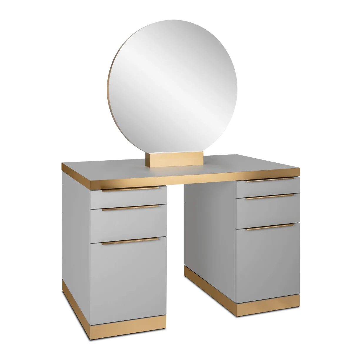 Double-Sided Barber Salon Styling Stations With Mirror – custom retail display image 14