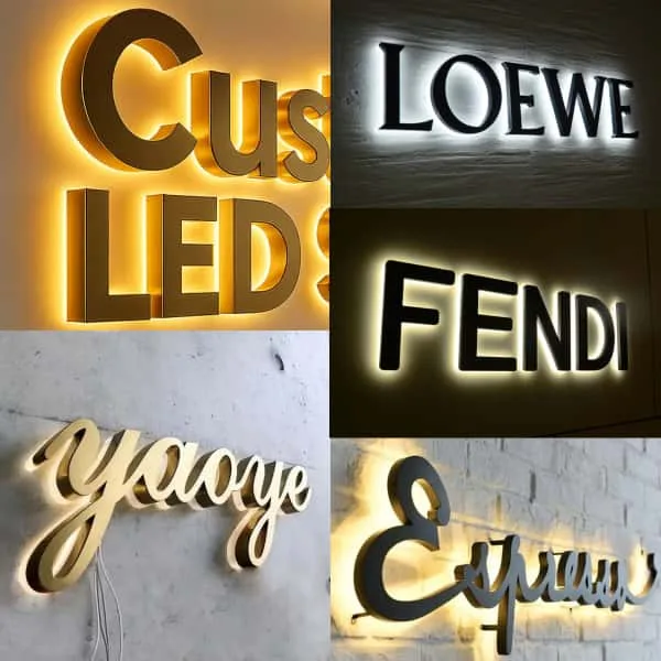 Retail Displays Store Fixtures For Sale – backlit sign image 42