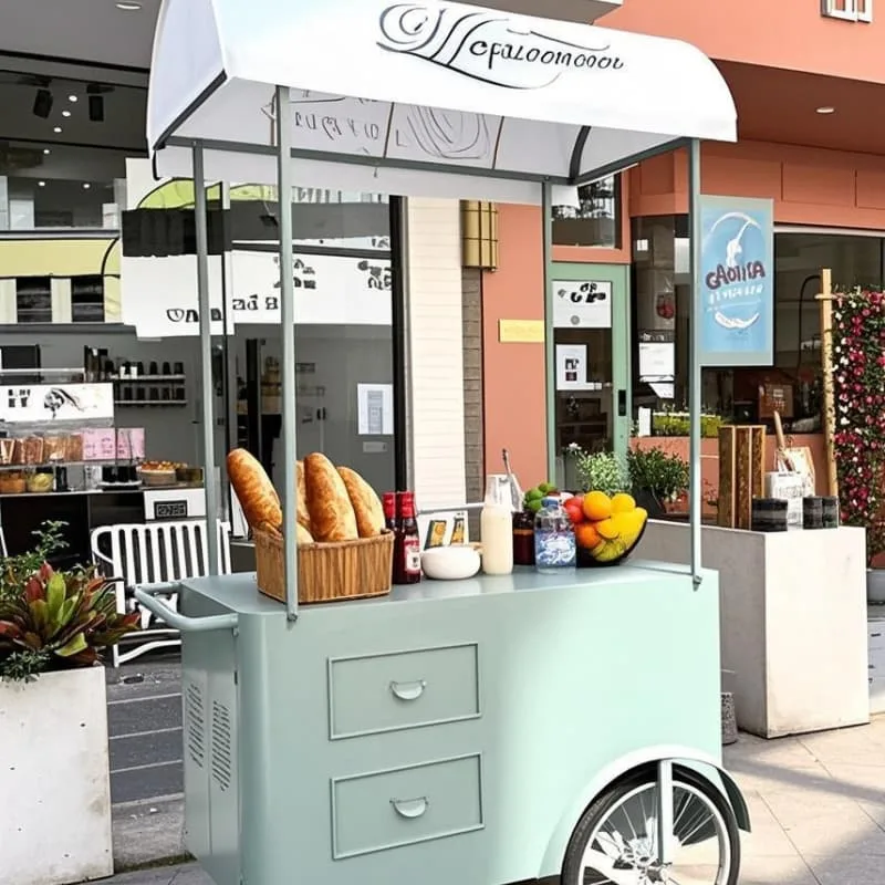 Bakery Carts For Sale | Mobile Food Vending Carts – custom retail display image 25